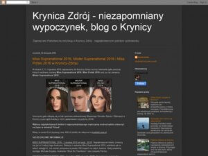 Blog o Krynicy