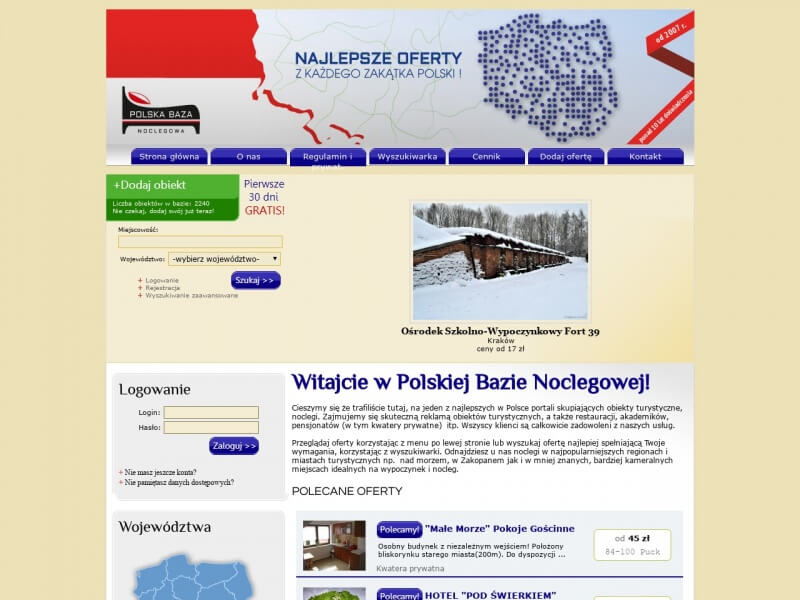 Polska Baza Noclegowa